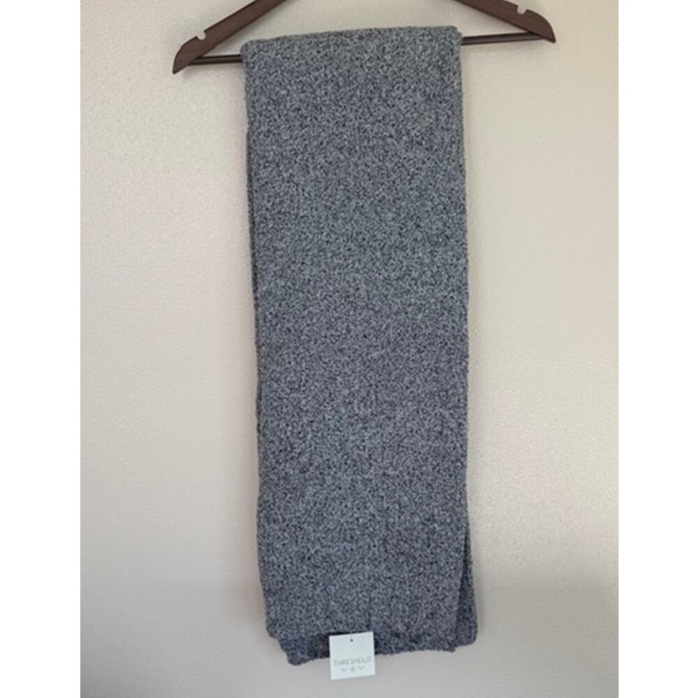 Threshold Heather Gray Super Soft Throw 50"x60" NWT - Picture 2 of 6